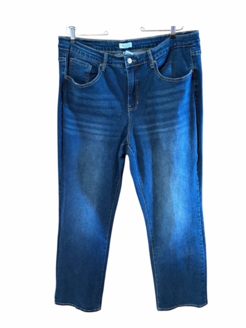 Bleu Dark Wash Straight Leg Jeans